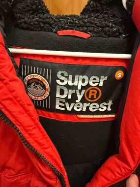 Red Superdry Mens Jacket